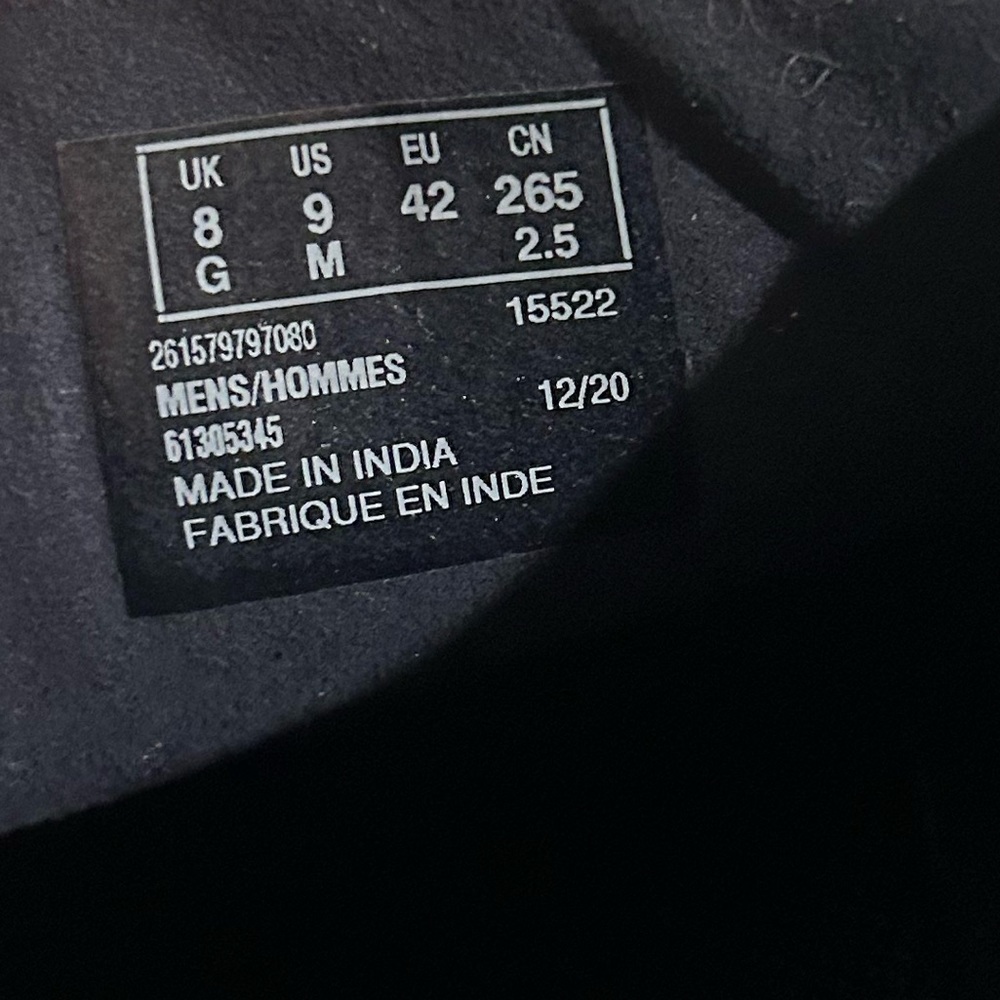 Clarks mens size 9 blue shoes. - Picture 9 of 10